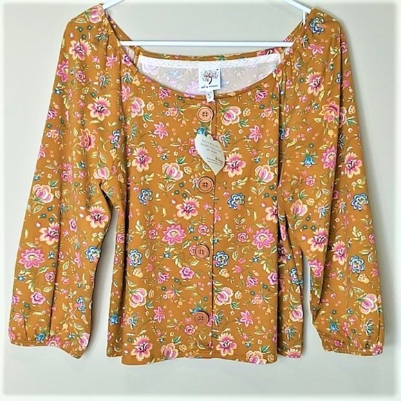 boho long sleeve shirt